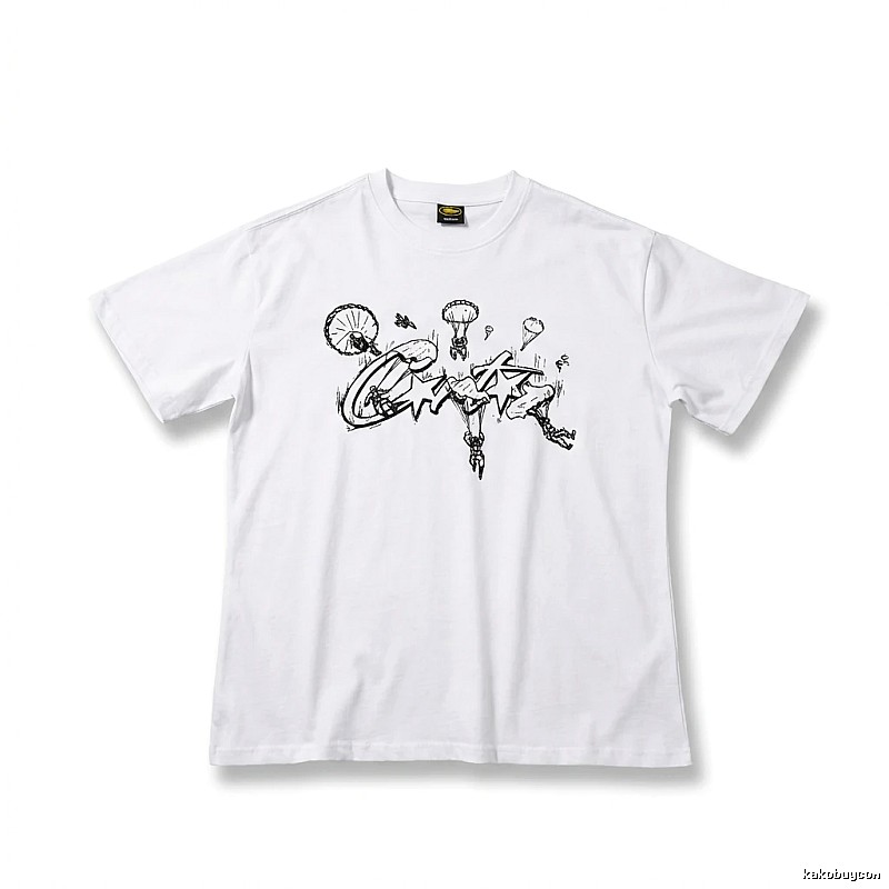 Corteiz Graffiti-style White T-shirt