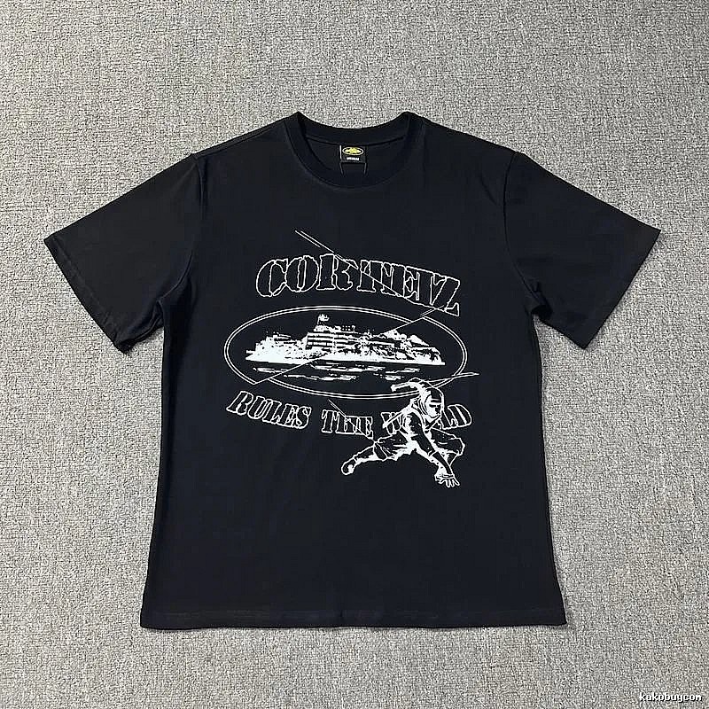 Corteiz Lightweight Logo T-shirt Black Corteiz for Trend Styling