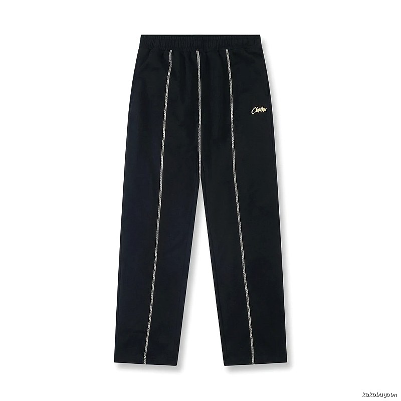 Corteiz minimalist style black trousers