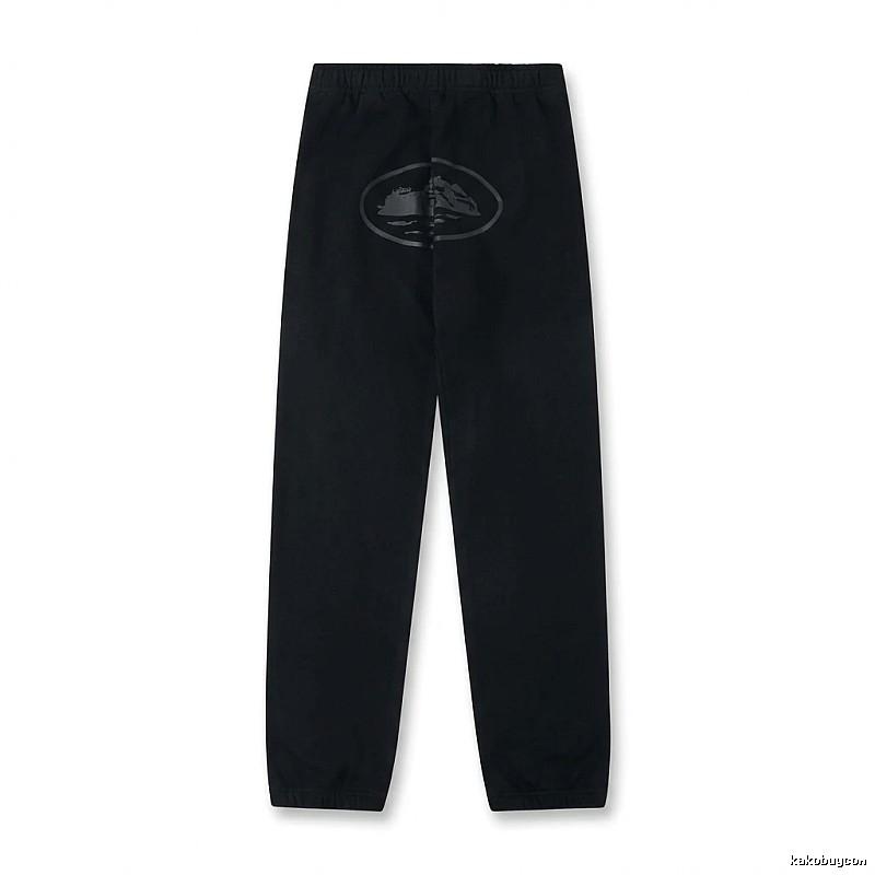 Corteiz Printed Casual Black Pants