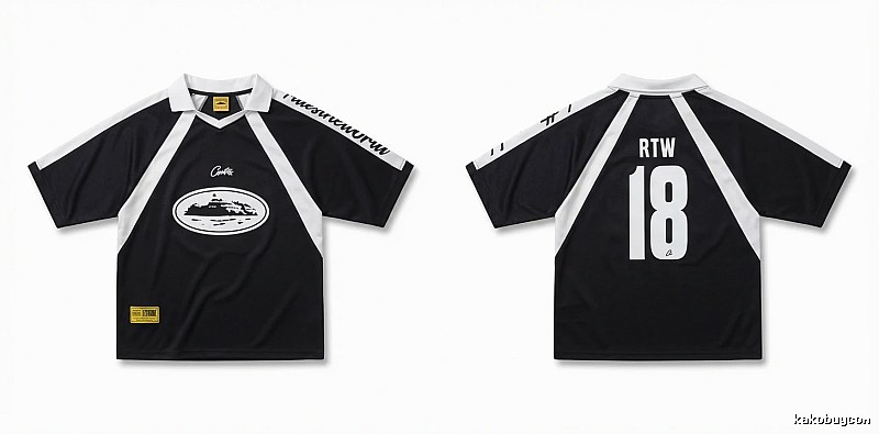 Corteiz RTW Series Sporty Black Short-sleeve Shirt
