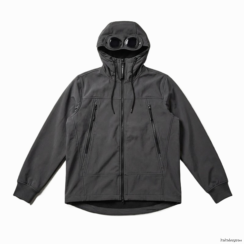 C.P. Hooded Functional Style Grey Coat