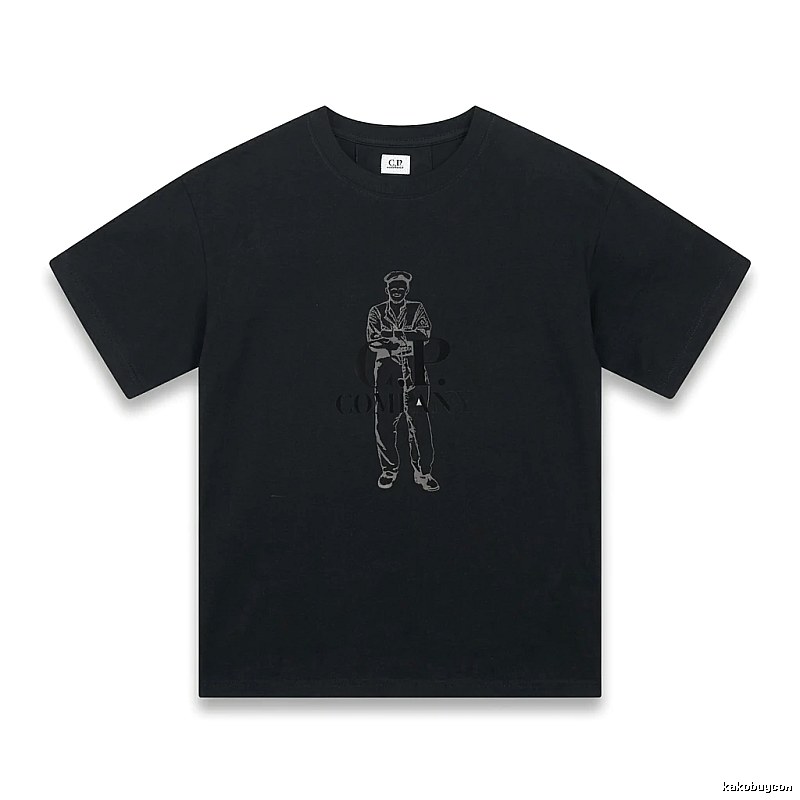 C.P. retro style black T-shirt