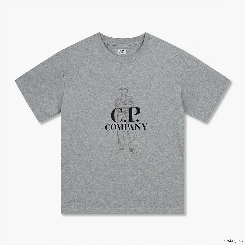 C.P. Retro Style Gray T-shirt