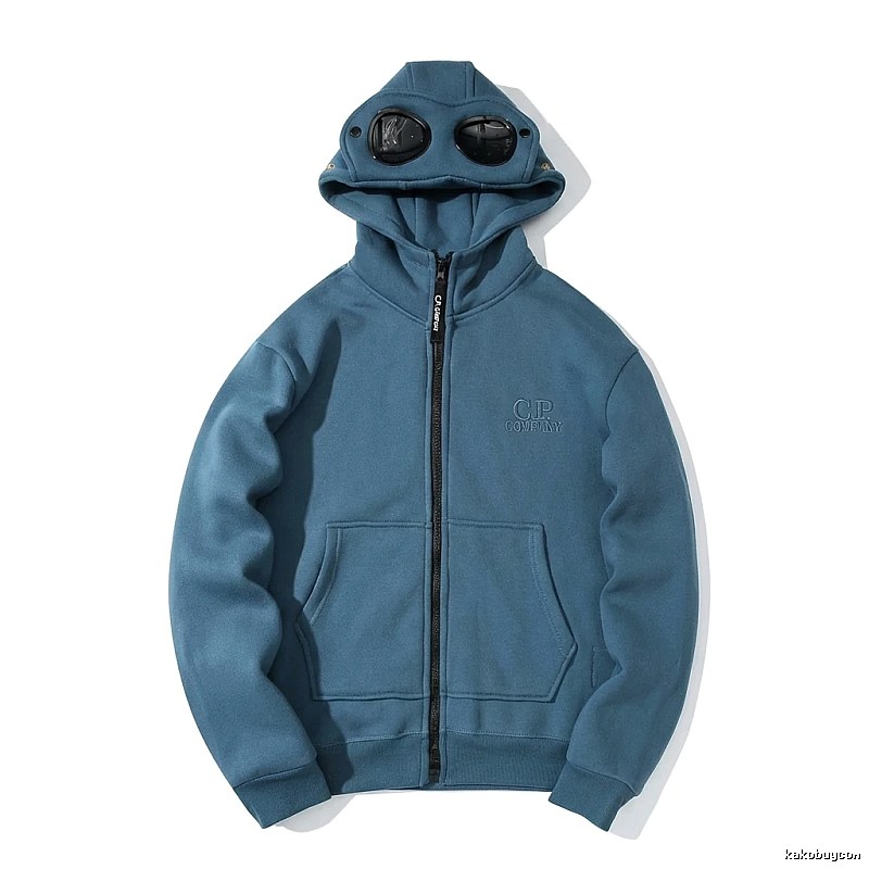 C.P. Workwear Style Blue Hoodie