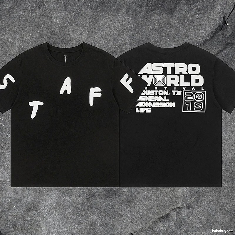 Denim Tears Black Graphic T-Shirt Summer Styling