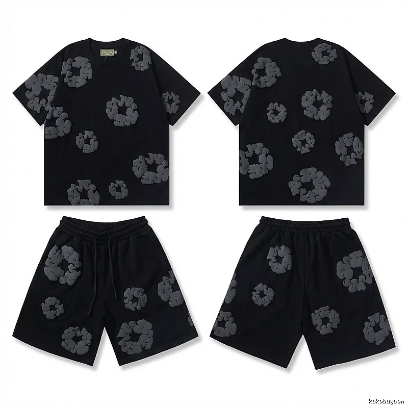 DENIM TEARS Printed Casual Black Suit