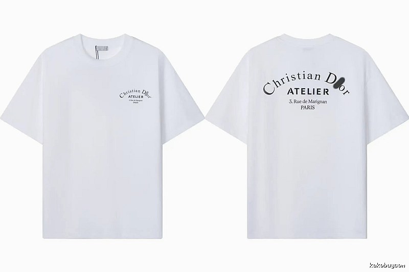 Dior Atelier Minimalist Style White T-Shirt