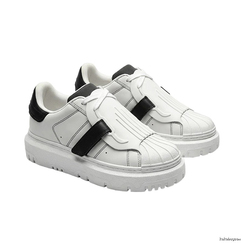 Dior black and white minimalist style board shoes