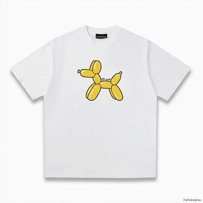 DREW Balloon Dog Simple White T-shirt