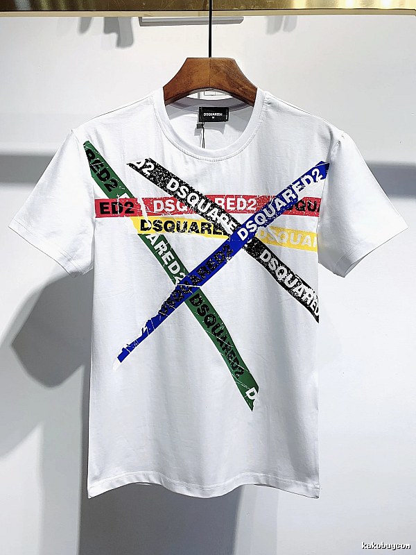 DSQUARED2 Printed Street Style White T-Shirt