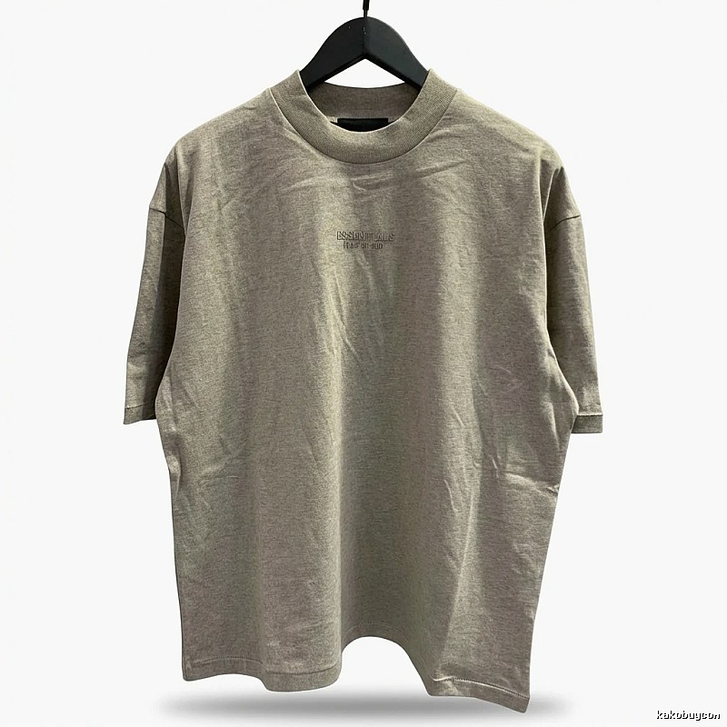 ESSENTIALS Basic Light Gray T-shirt