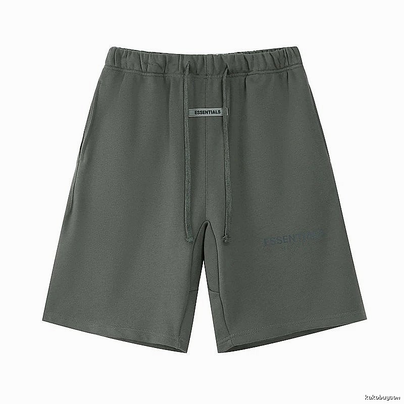 ESSENTIALS casual style dark grey shorts