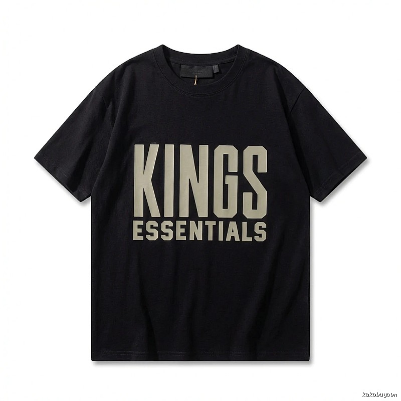 ESSENTIALS KINGS Style Black T - Shirt