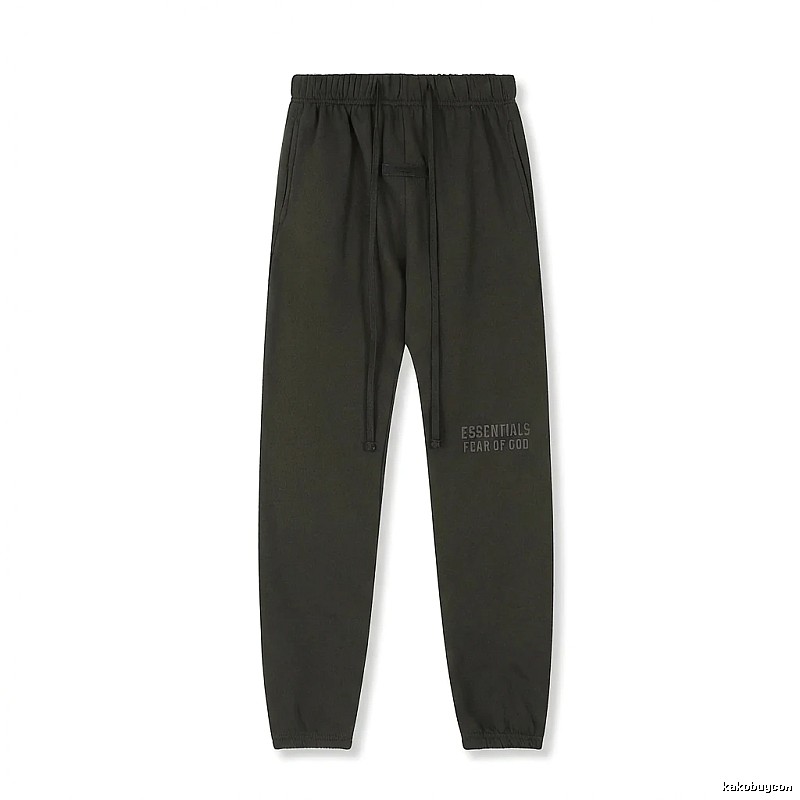 ESSENTIALS minimalist style dark gray sweatpants