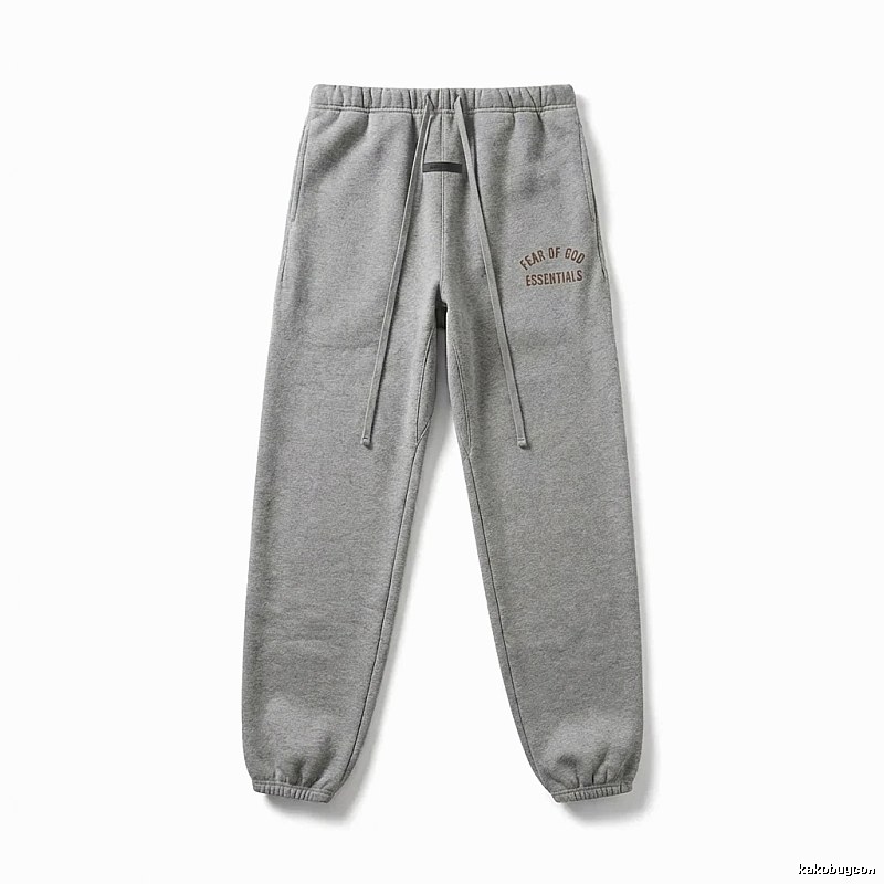 ESSENTIALS minimalist style grey sweatpants