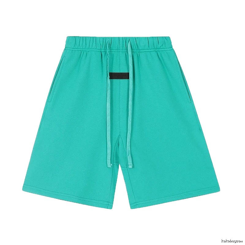 ESSENTIALS Minimalist Style Lake Blue Shorts