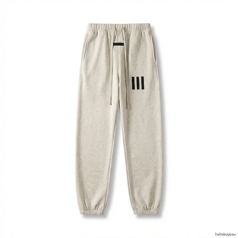 ESSENTIALS minimalist style light gray sweatpants
