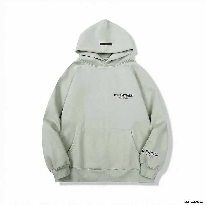 ESSENTIALS minimalist style light gray sweatshirt
