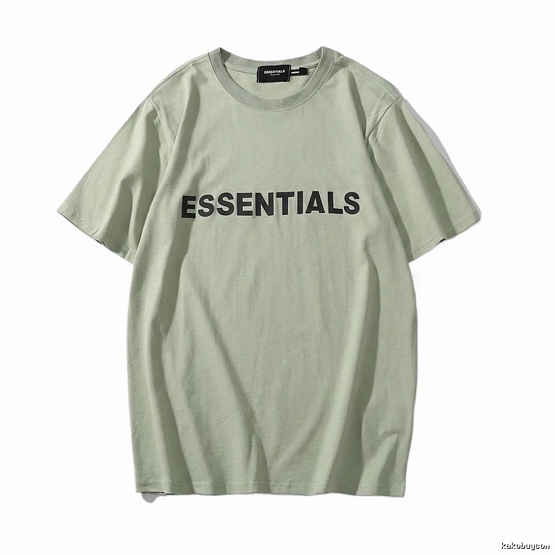 ESSENTIALS minimalist style light green T-shirt