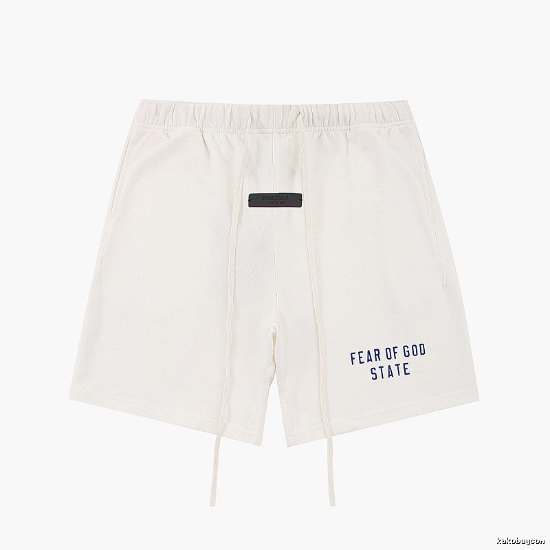 ESSENTIALS minimalist style white shorts