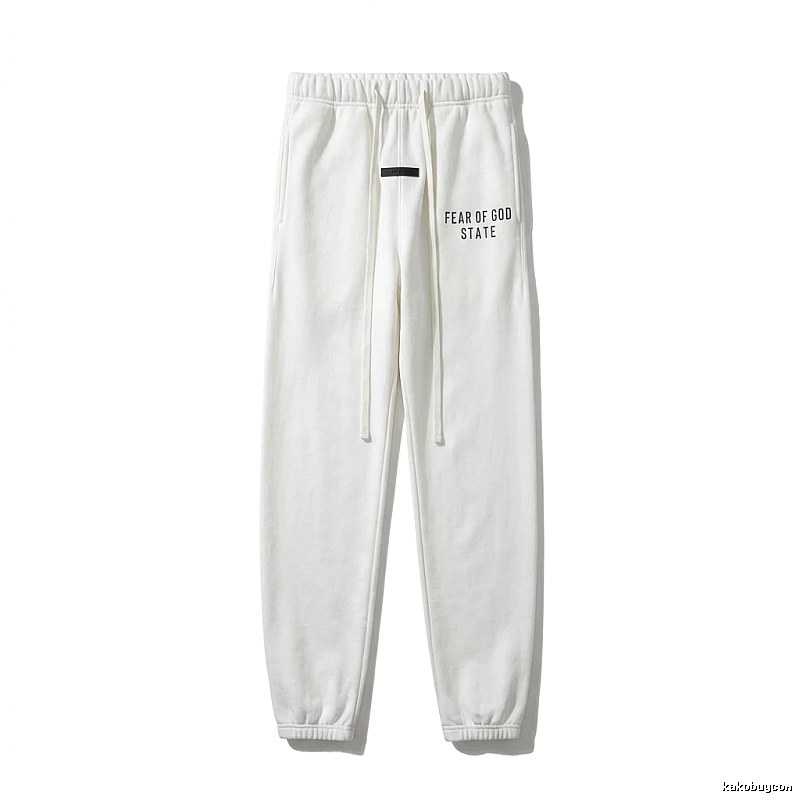 ESSENTIALS Simple Style White Sweatpants