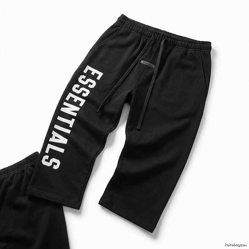 ESSENTIALS trendy brand black casual pants