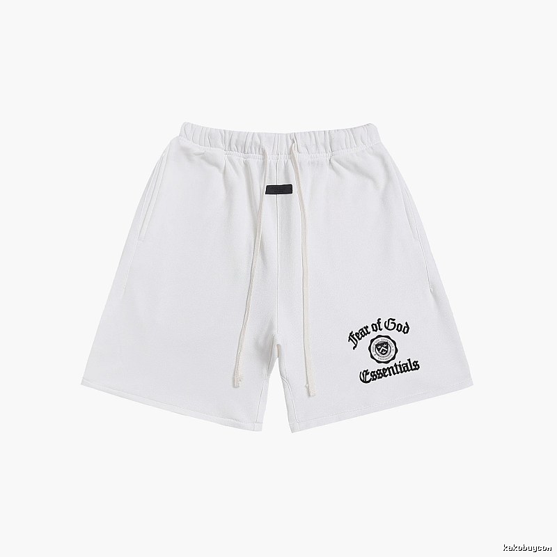 ESSENTIALS Trendy Brand Simple White Shorts