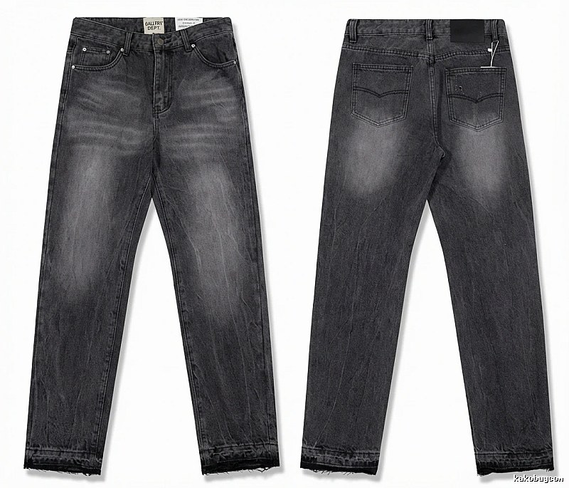 Gallery Dept. Distressed Black Jeans