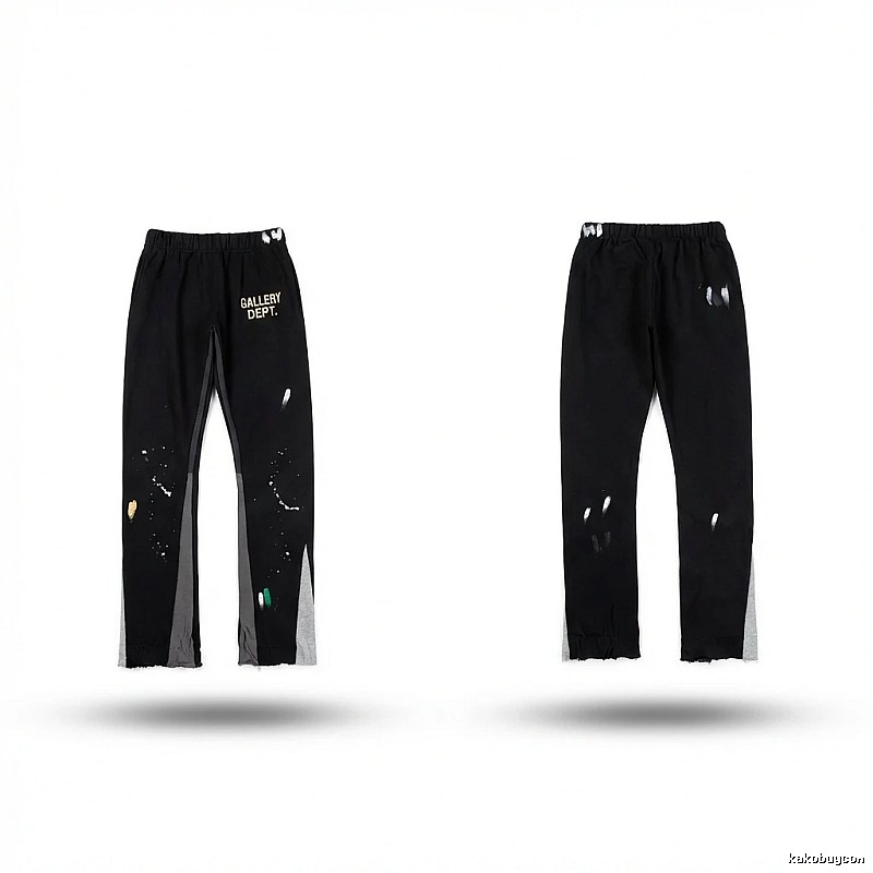 Gallery Dept Graffiti Street Style Black Pants