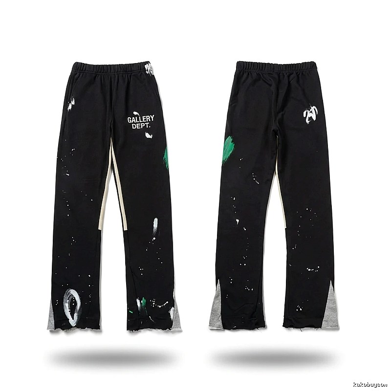 Gallery Dept Graffiti Style Black Trousers