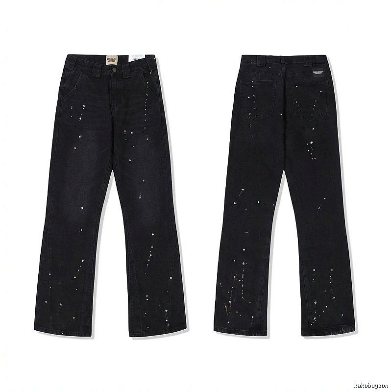 Gallery Dept ink - splashing style black jeans