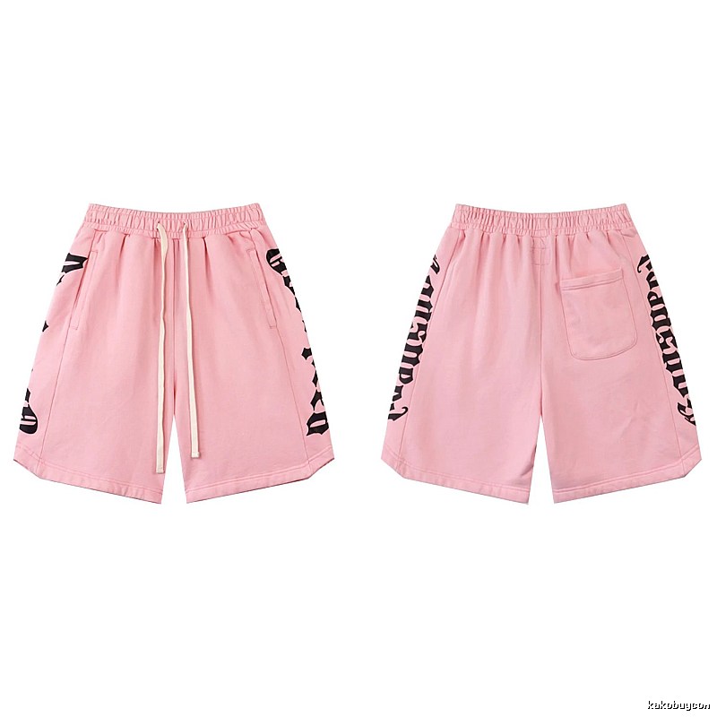 Godspeed Gothic Print Street Style Pink Shorts