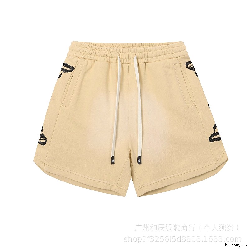 Godspeed Print Street Style Khaki Shorts