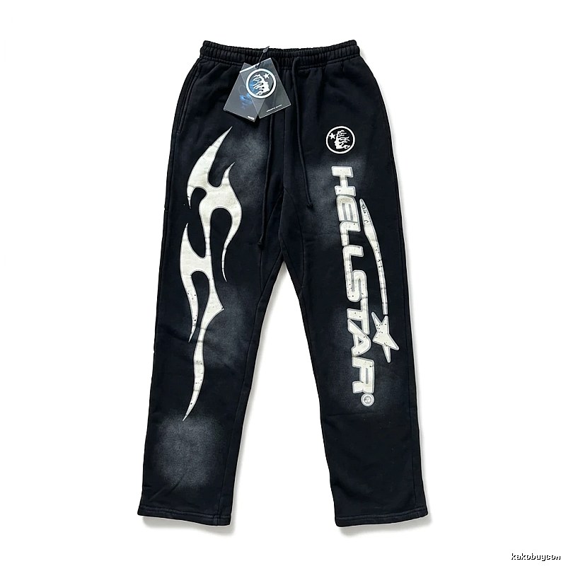 Hellstar Dark Style Black Sweatpants