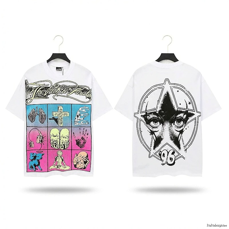 Hellstar Dark Trendy and Cool Style White T-shirt