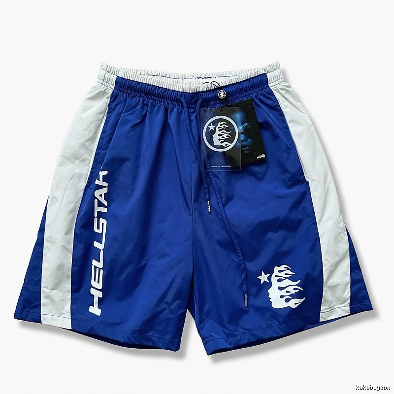 Hellstar sporty blue and white shorts