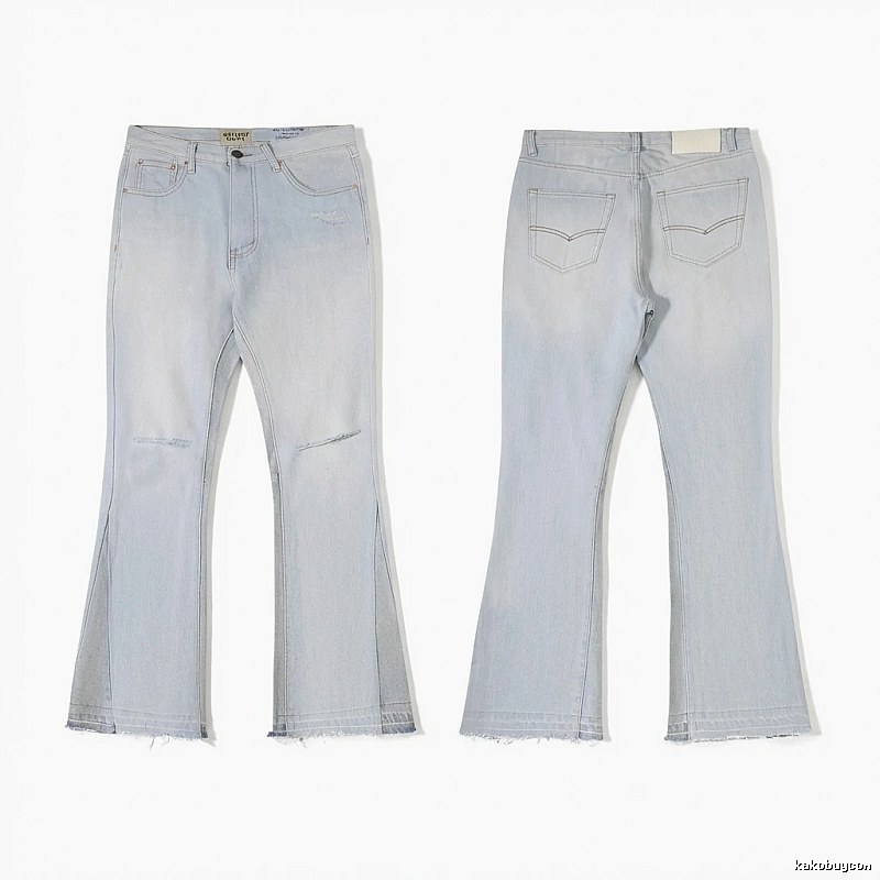 Hole-flared jeans from Gallery Dept.