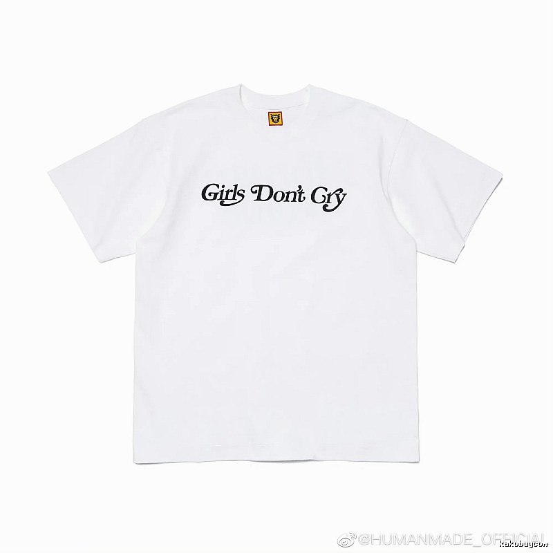HUMAN MADE Co-branded Japanese Streetwear White Printed T-Shirt