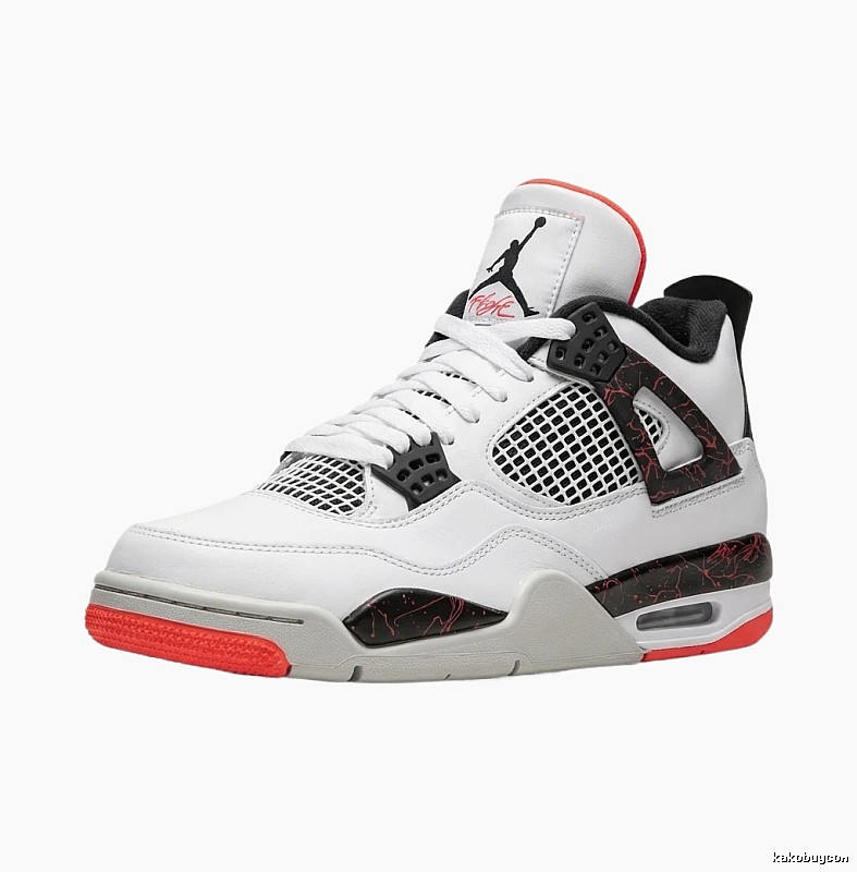 Jordan 4th Generation Trendy White-Black-Orange