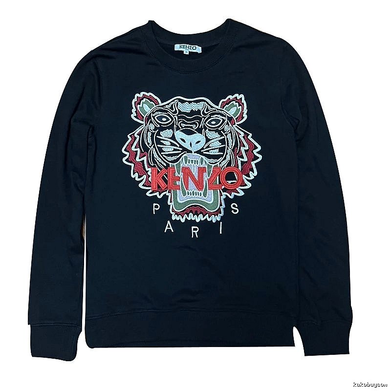 Kenzo Style Kc55 Tiger SweatShirt Casual Layering Graphic