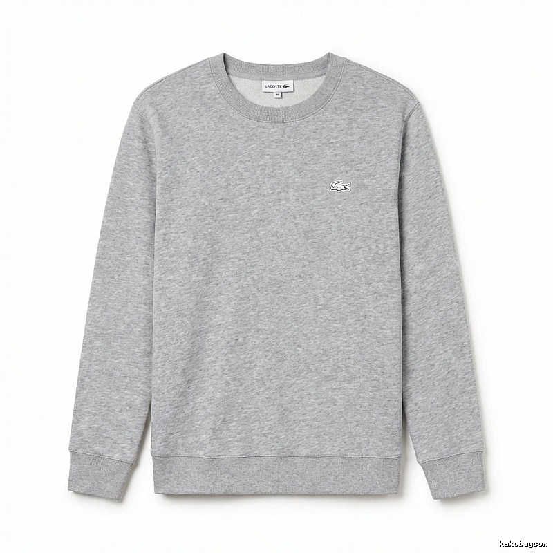 Lacoste basic simple grey sweatshirt