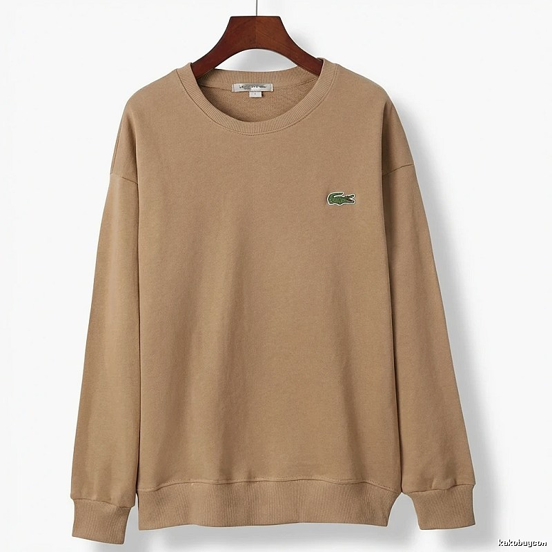 Lacoste solid color casual style sweatshirt