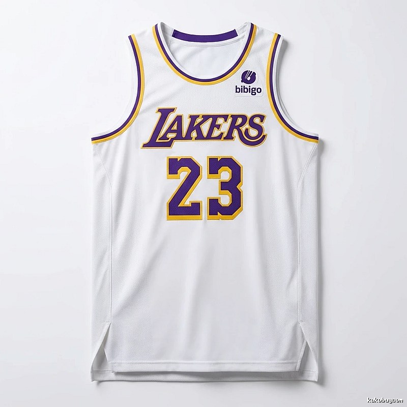 LBJ Lakers retro-style jersey