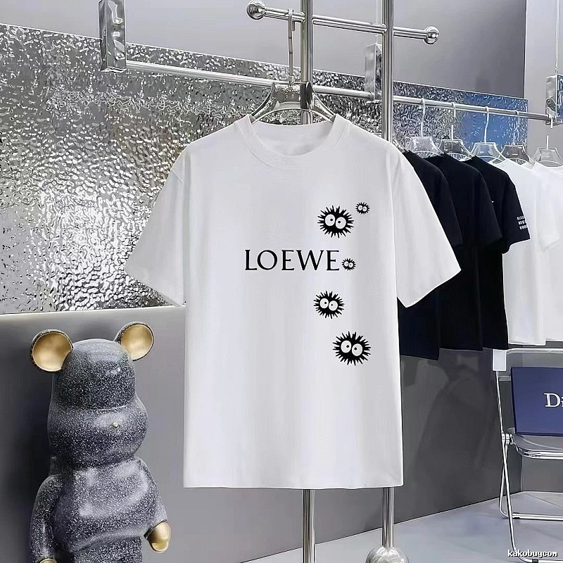 LOEWE Elf Co-branded Trendy Style White T-Shirt
