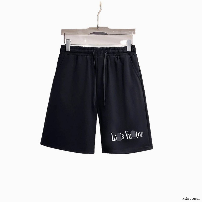 Louis Vuitton Casual Black Lettered Shorts