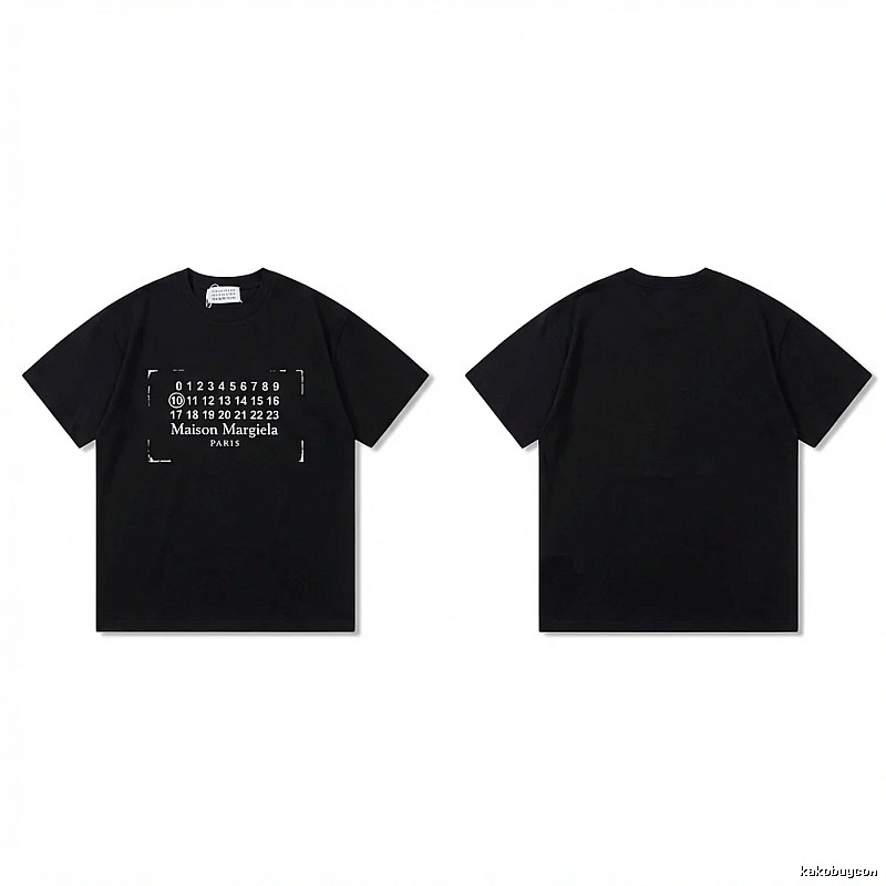 Maison Margiela Digital Style Black T-shirt
