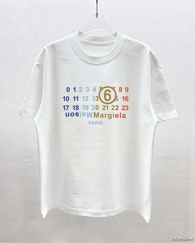 Maison Margiela MM6 Casual Style White T-Shirt