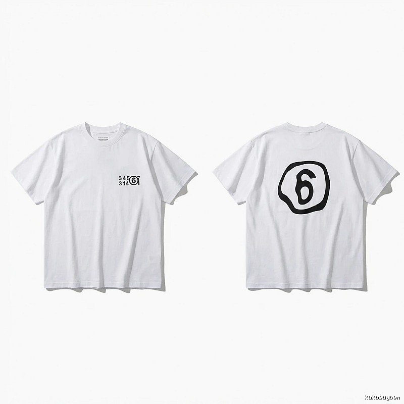 Maison Margiela white T-shirt with digital printing