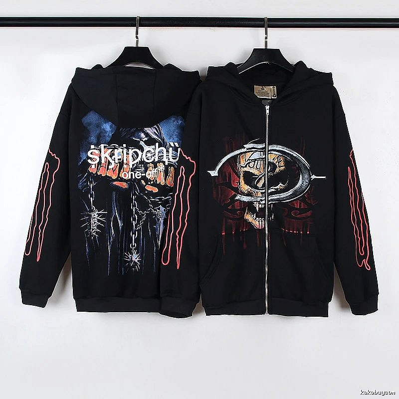 Mastermind Style W23 Zip Hoodie Airport Outfit Skull